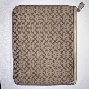 Coach Bag iPad Case Pink Multicolor, Model F62465